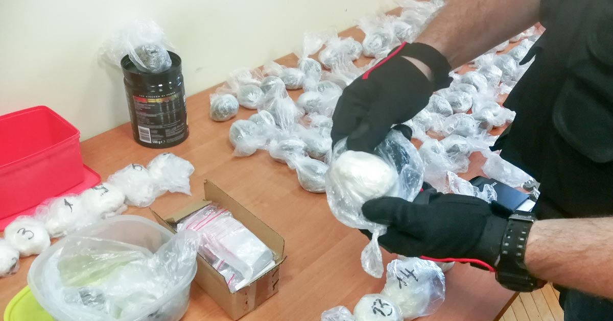Zielonogórscy policjanci zabezpieczyli ponad 2 kg narkotyków