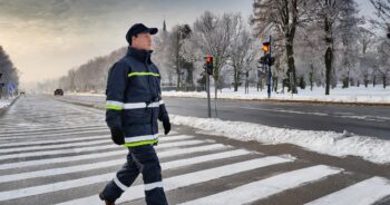 Pieszy bezpieczny na przejściu: akcja zielonogórskich policjantów