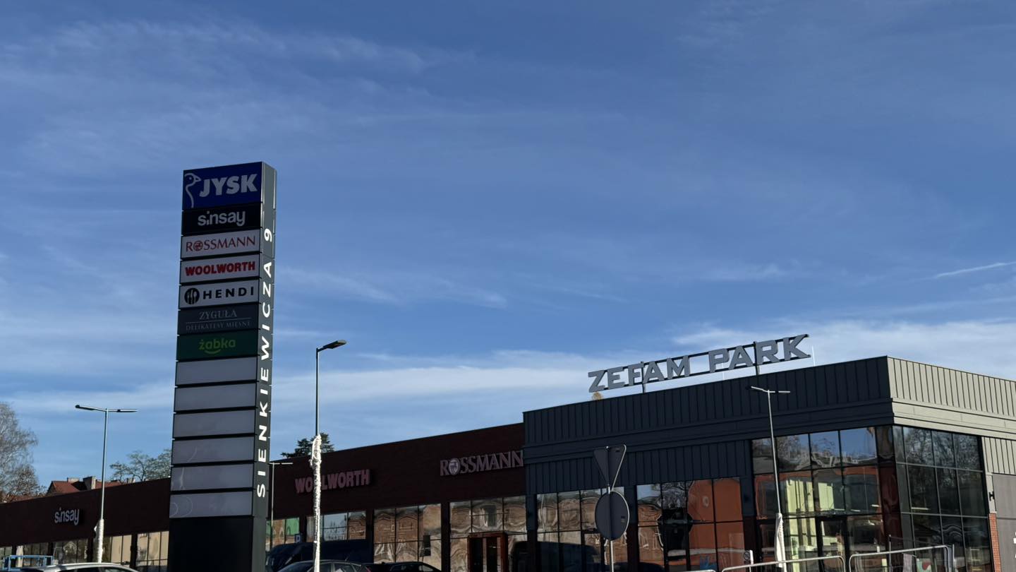 Nowa przestrzeń zakupowa w Zielonej Górze – Zefam Park startuje jutro!
