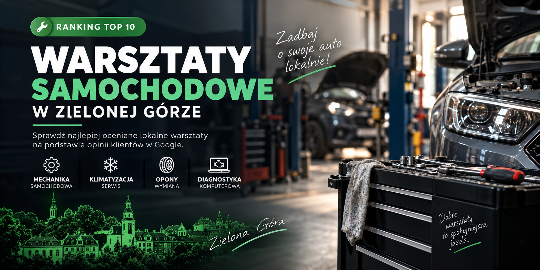Warsztaty samochodowe Zielona Góra – Ranking 2026
